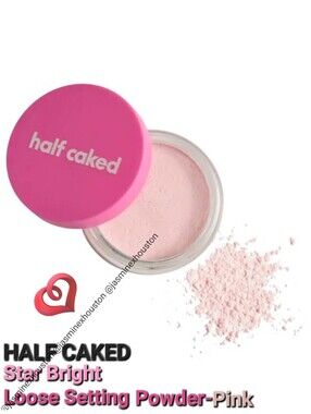 🎉3•$13/4•$16🎉 HALF CAKED Star Bright Mini Loose Setting Powder in Pink